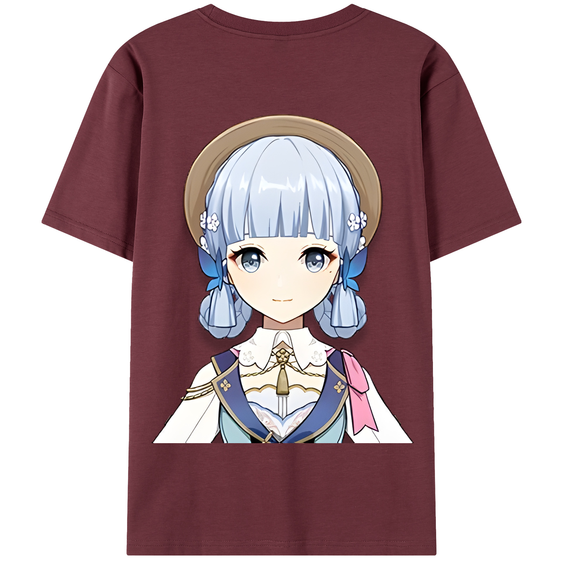 げんし神 神里綾華 神宮寺レン genshin Kamimiya Ren 綿100％半袖Tシャツ（背面プリント）